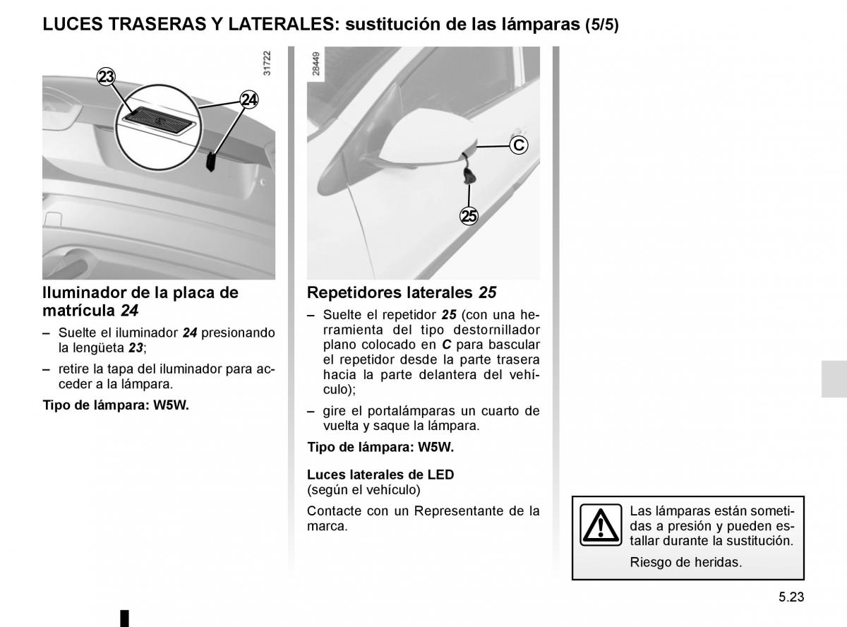 Renault Fluence manual del propietario / page 199