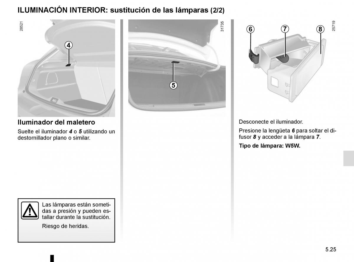 Renault Fluence manual del propietario / page 201