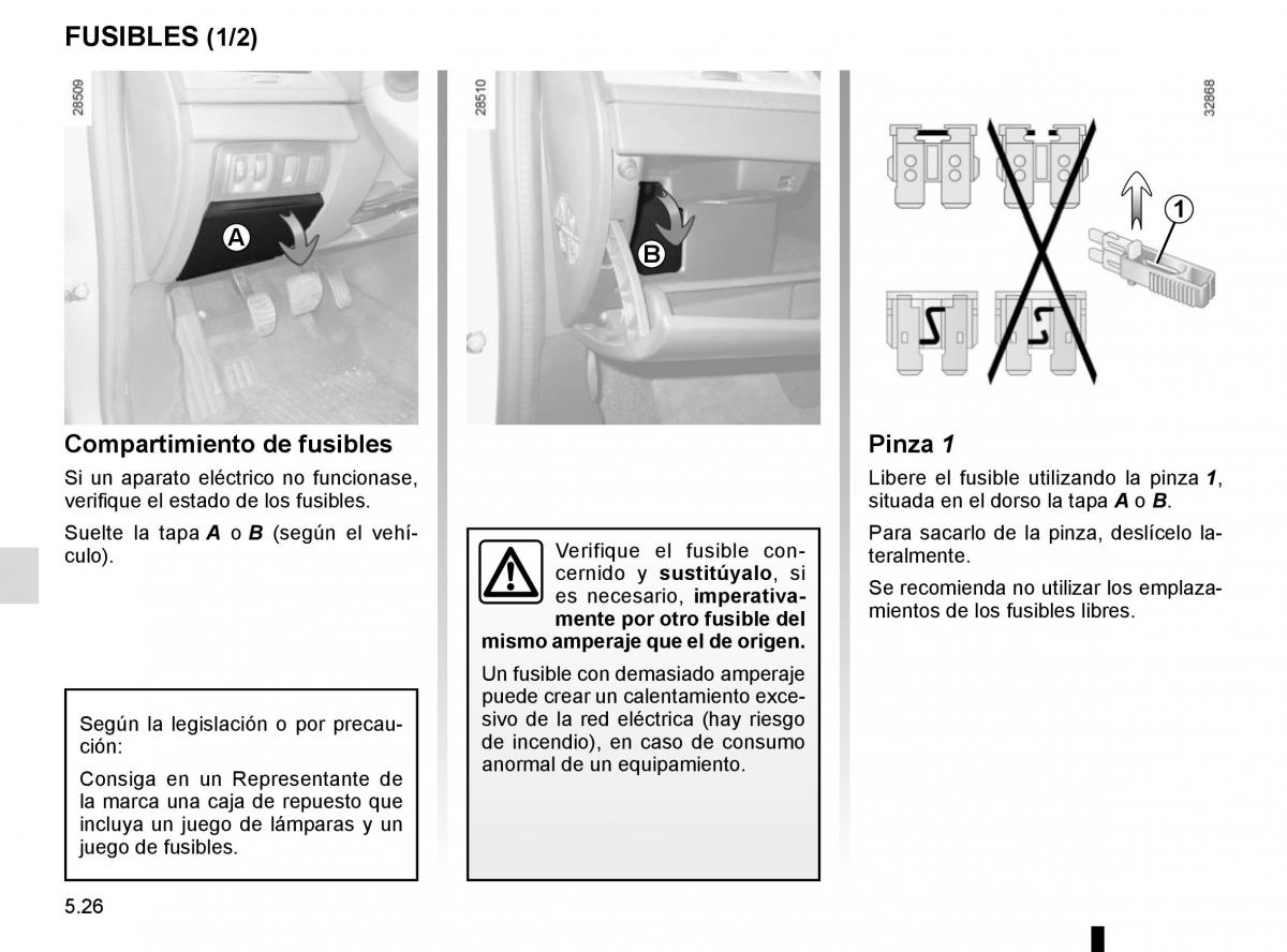 Renault Fluence manual del propietario / page 202