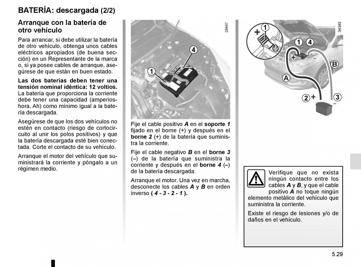 Renault Fluence manual del propietario / page 205