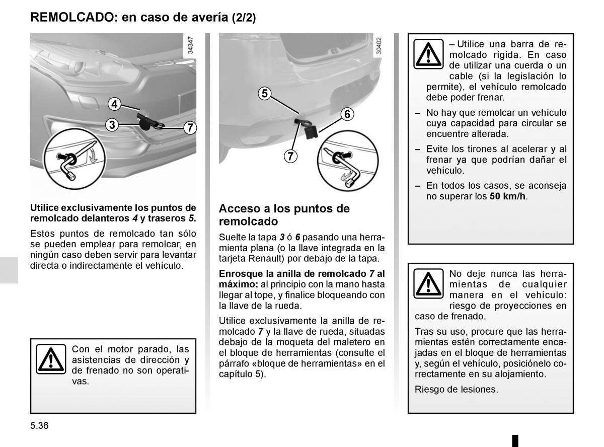 Renault Fluence manual del propietario / page 212