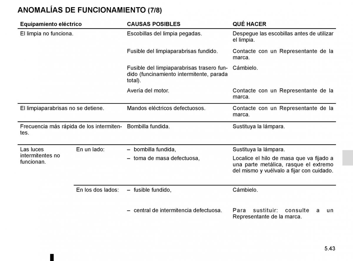 Renault Fluence manual del propietario / page 219