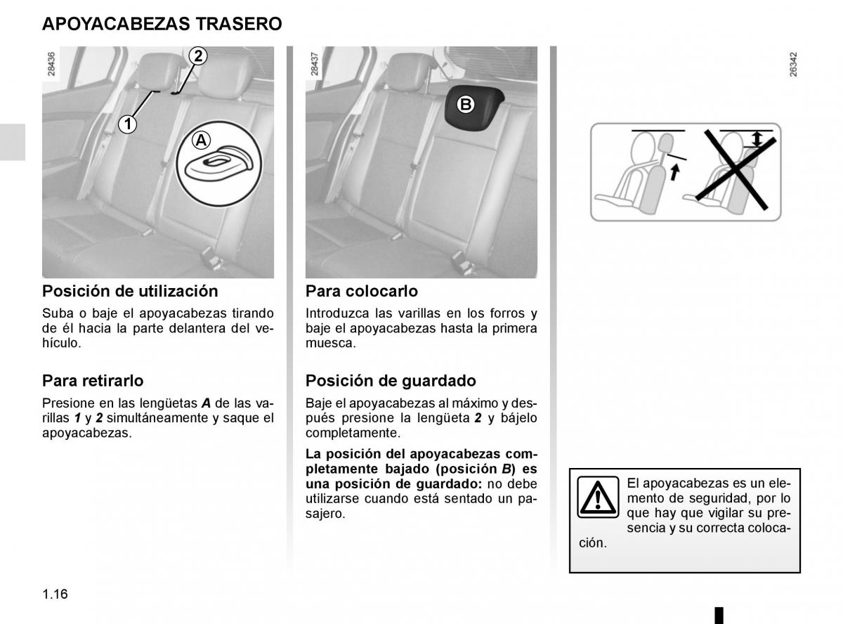 Renault Fluence manual del propietario / page 22