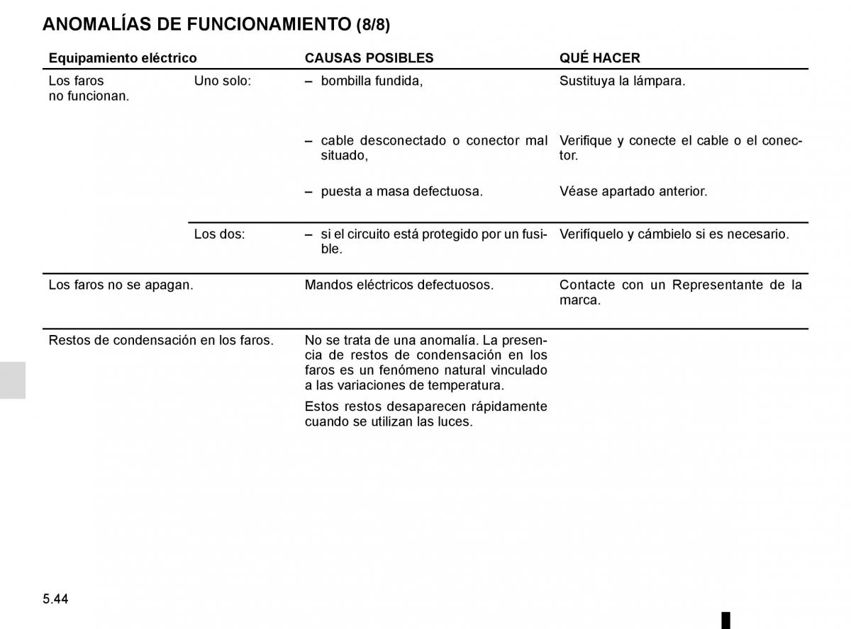 Renault Fluence manual del propietario / page 220