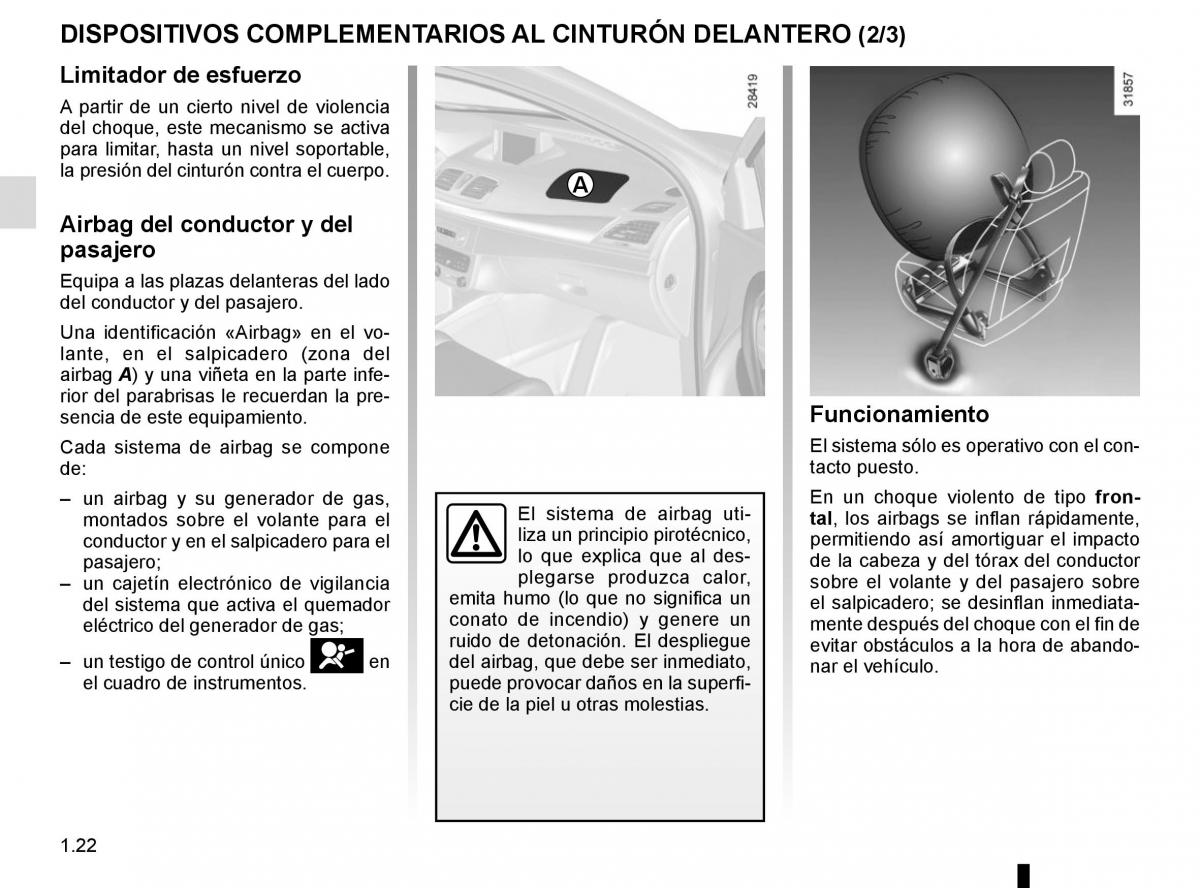 Renault Fluence manual del propietario / page 28