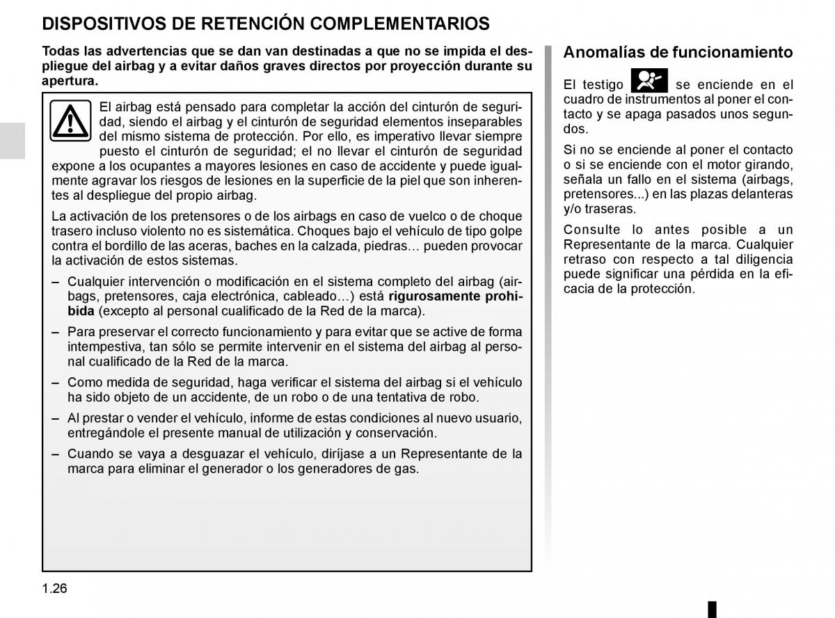 Renault Fluence manual del propietario / page 32