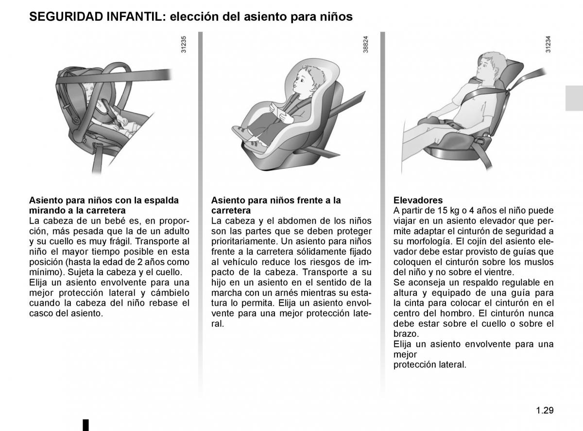 Renault Fluence manual del propietario / page 35