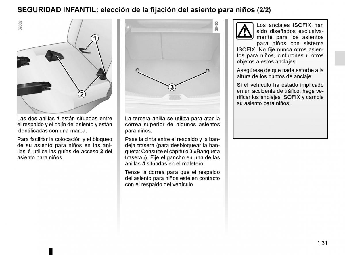 Renault Fluence manual del propietario / page 37