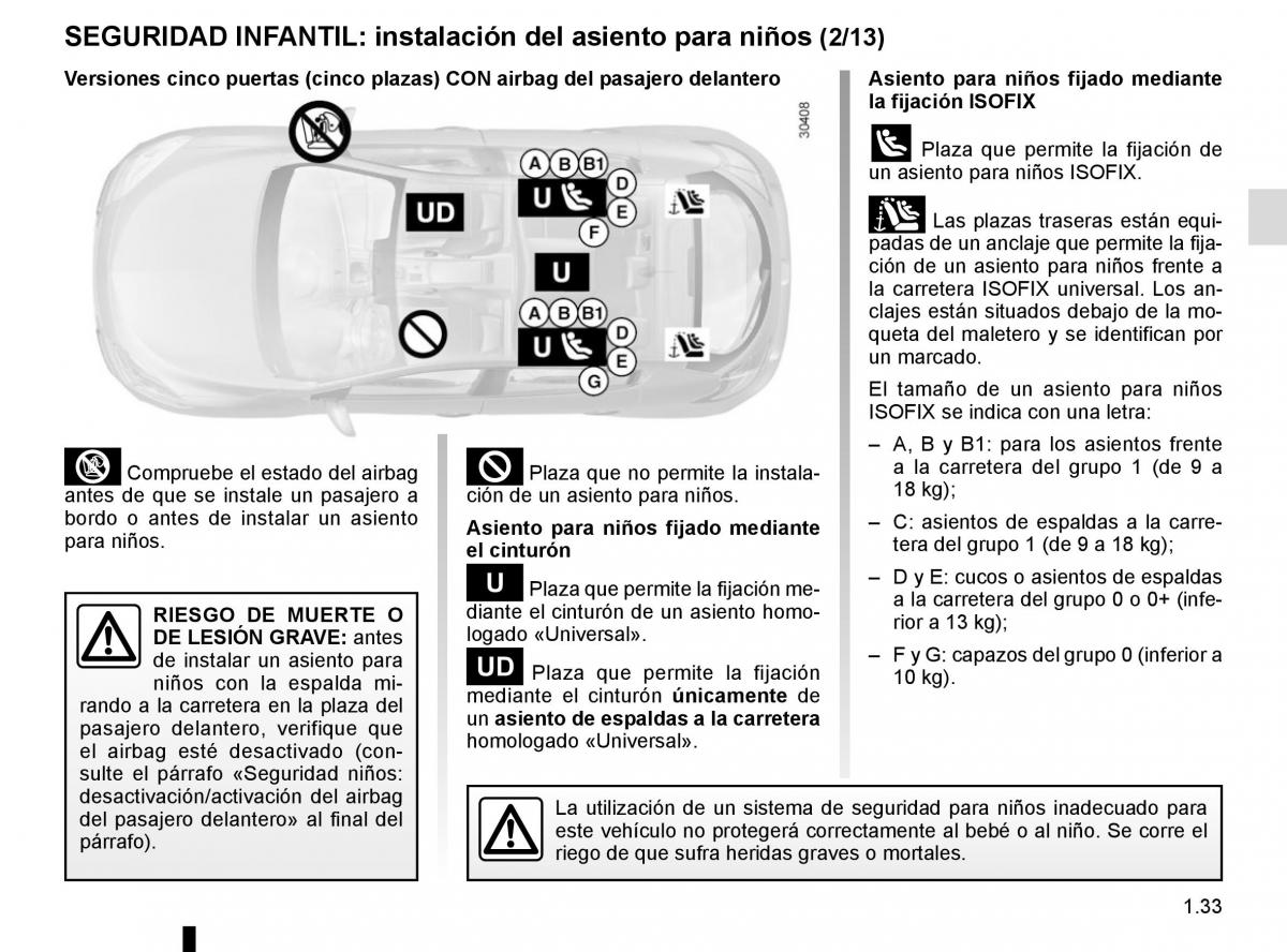 Renault Fluence manual del propietario / page 39