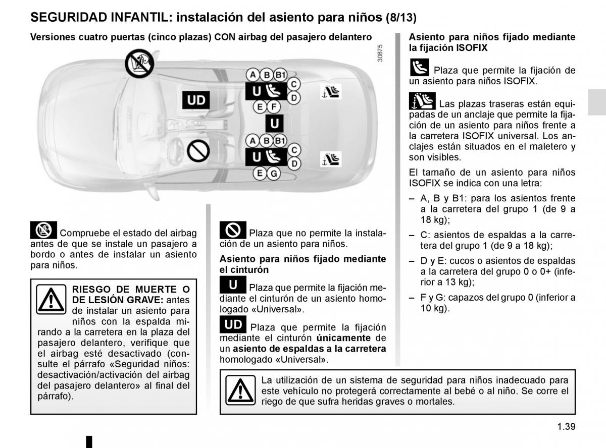 Renault Fluence manual del propietario / page 45