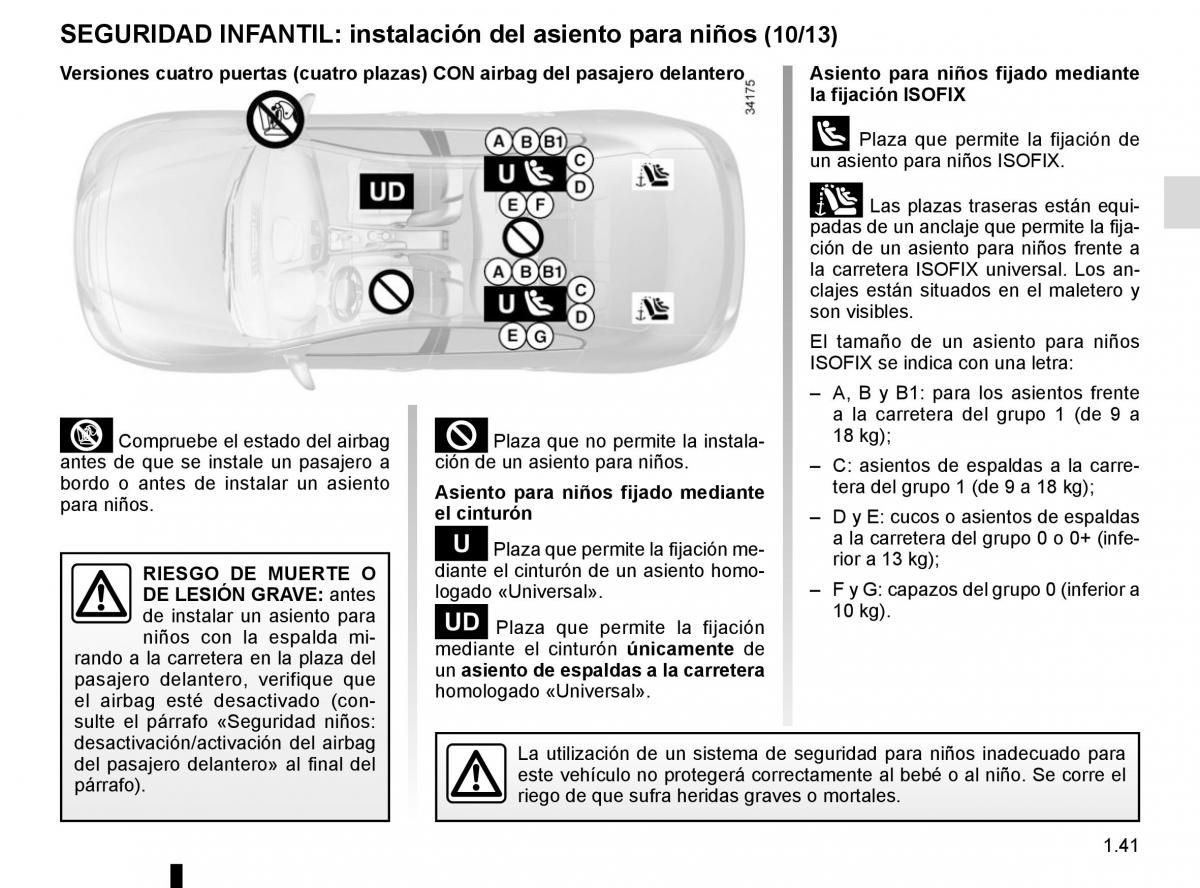 Renault Fluence manual del propietario / page 47