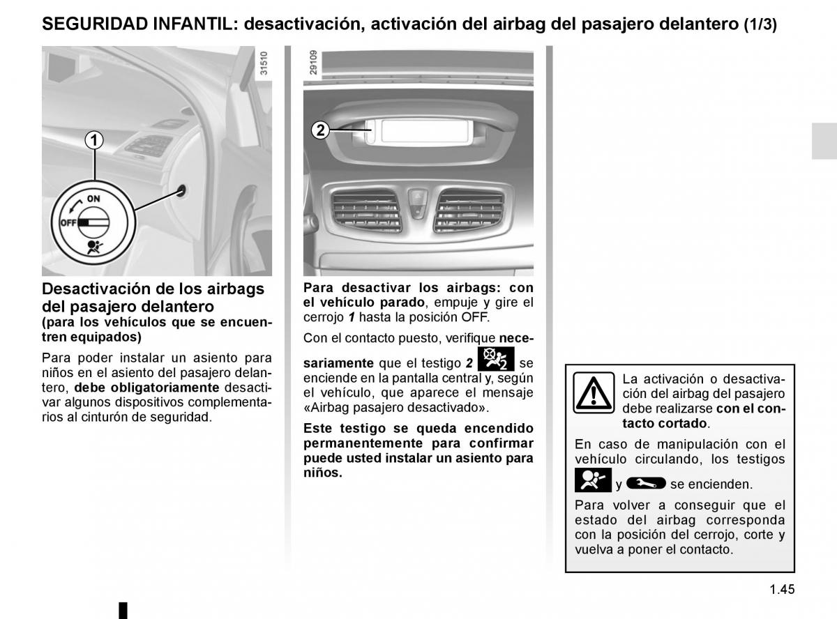 Renault Fluence manual del propietario / page 51