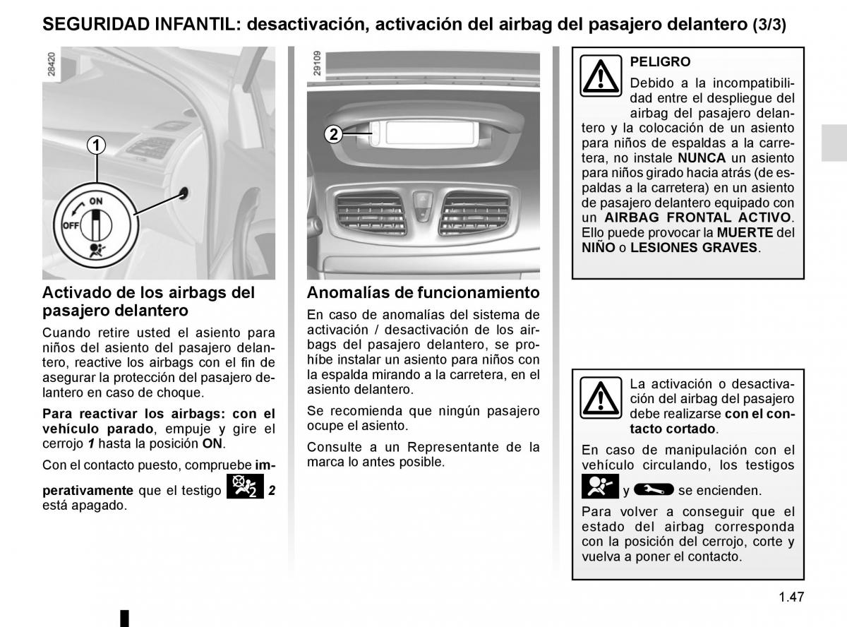 Renault Fluence manual del propietario / page 53