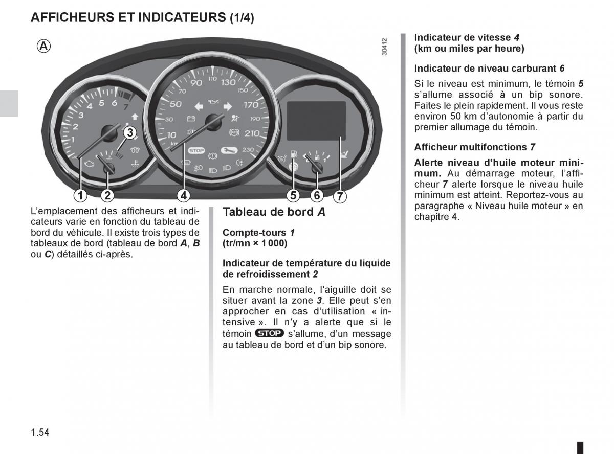 Renault Fluence manuel du proprietaire / page 56