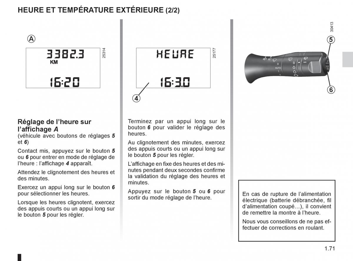 Renault Fluence manuel du proprietaire / page 73