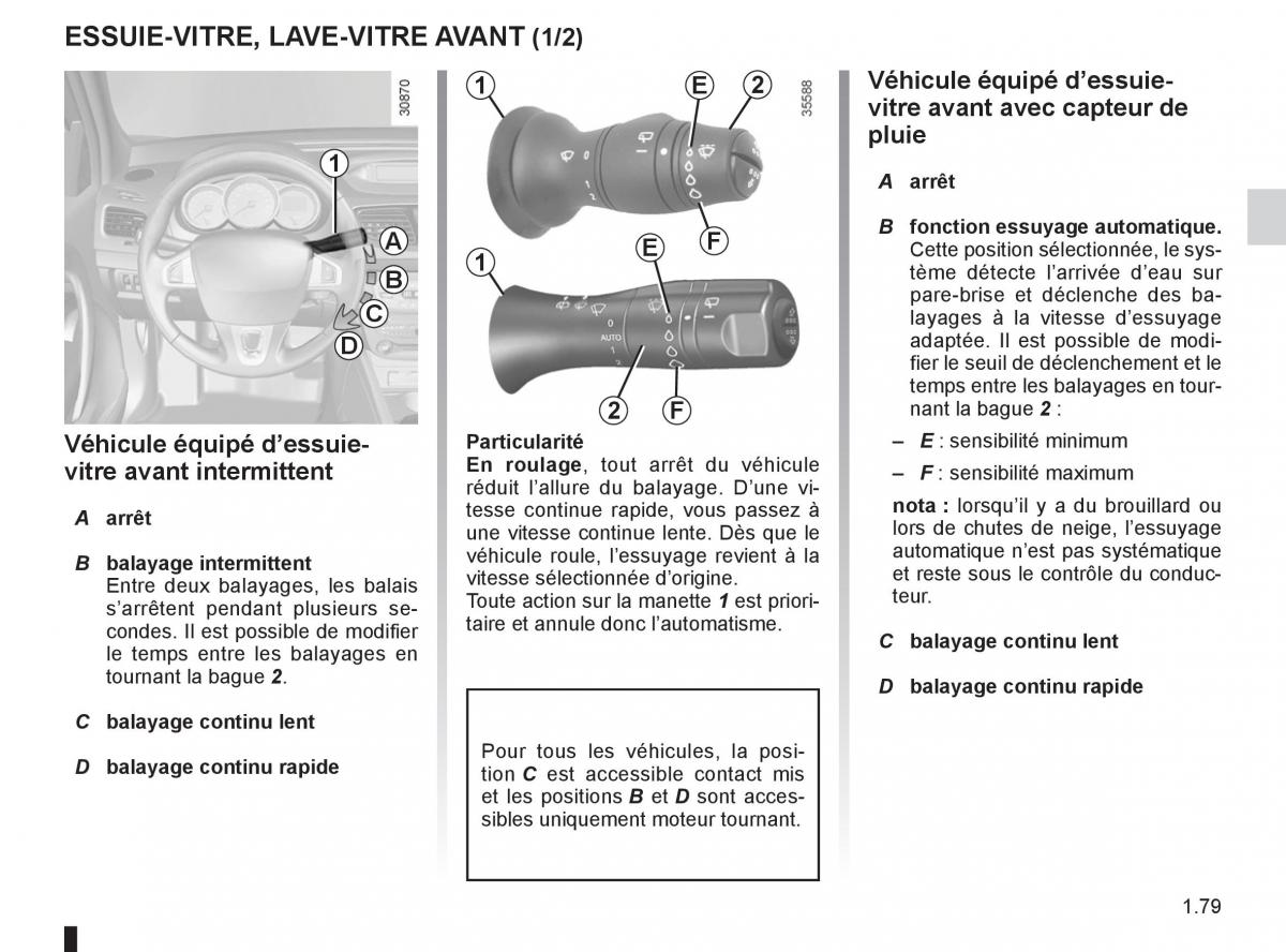 Renault Fluence manuel du proprietaire / page 81