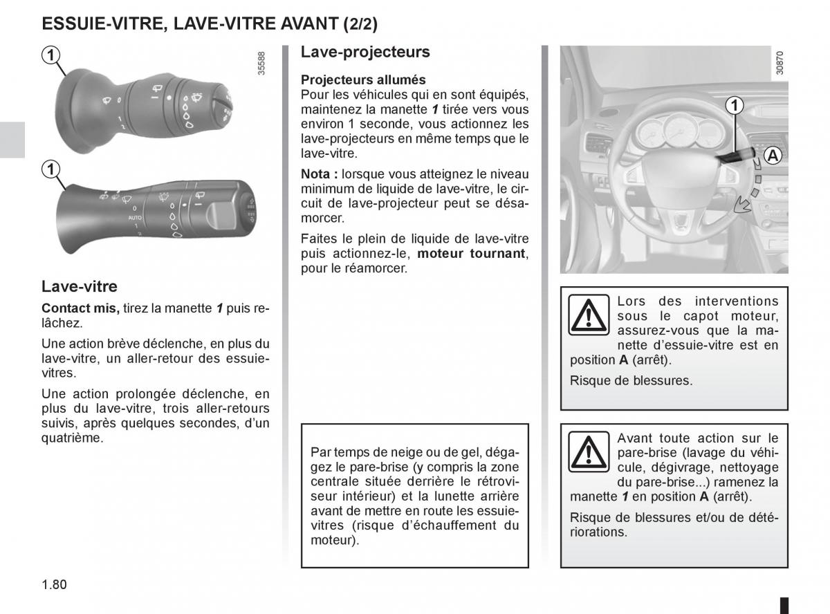 Renault Fluence manuel du proprietaire / page 82