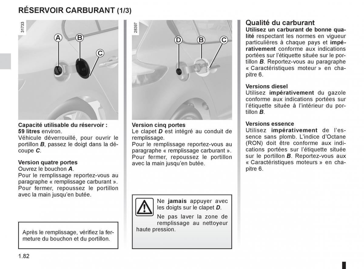 Renault Fluence manuel du proprietaire / page 84