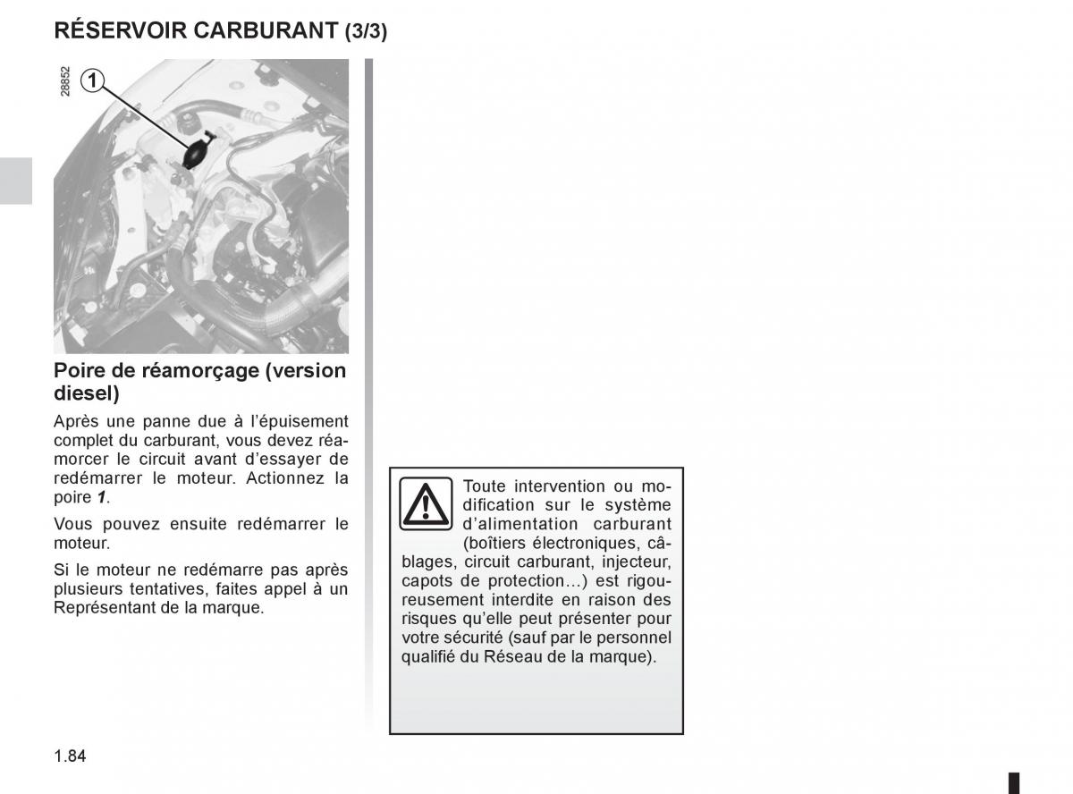 Renault Fluence manuel du proprietaire / page 86