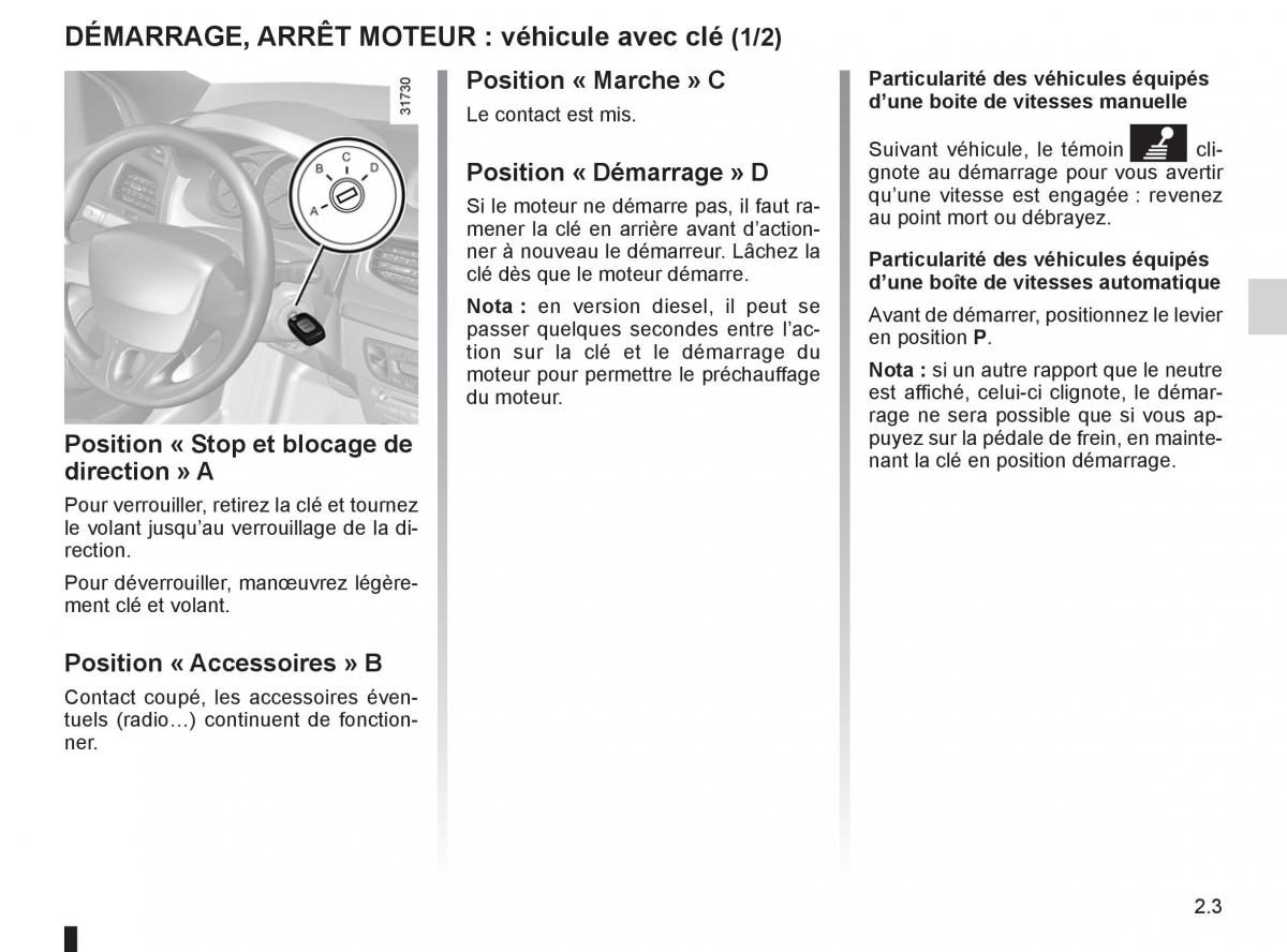 Renault Fluence manuel du proprietaire / page 89