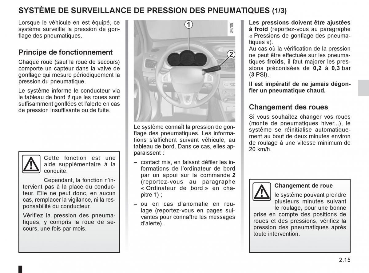 Renault Fluence manuel du proprietaire / page 101