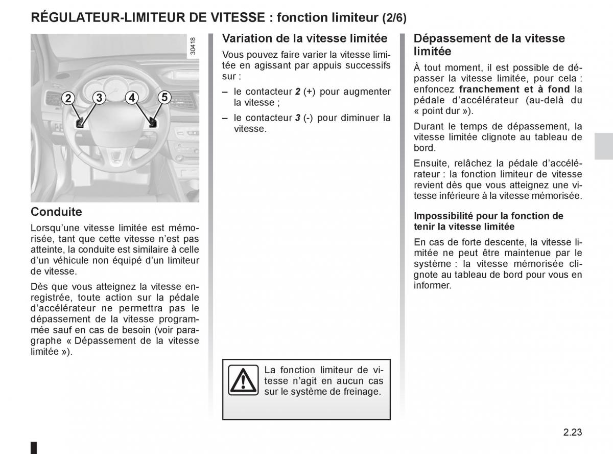 Renault Fluence manuel du proprietaire / page 109