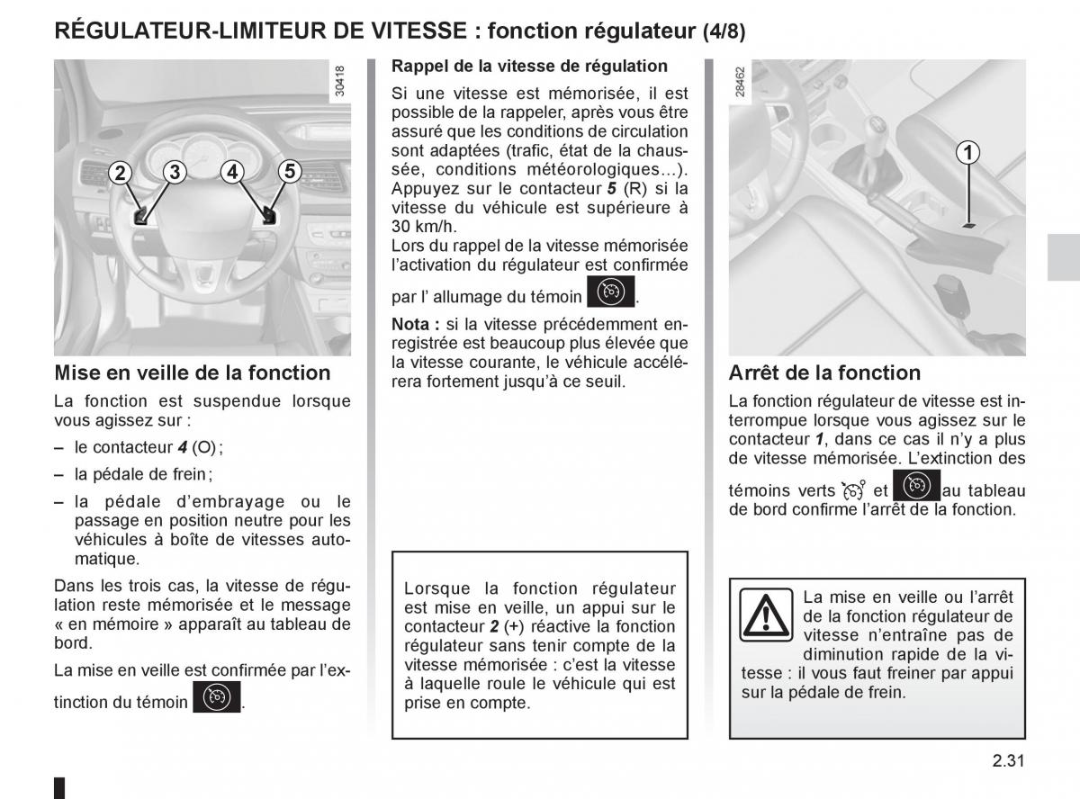 Renault Fluence manuel du proprietaire / page 117