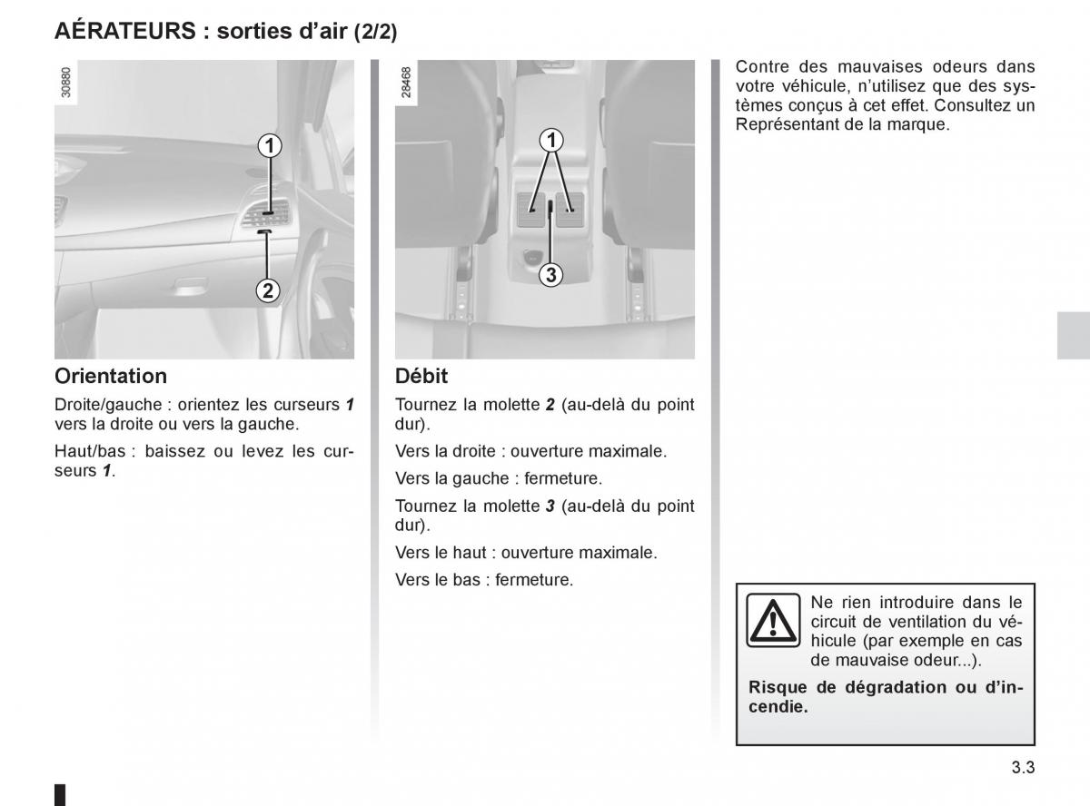 Renault Fluence manuel du proprietaire / page 129