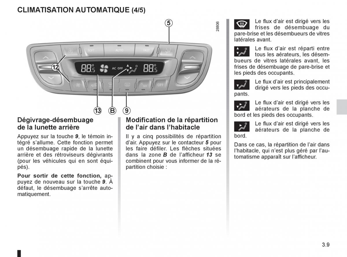 Renault Fluence manuel du proprietaire / page 135