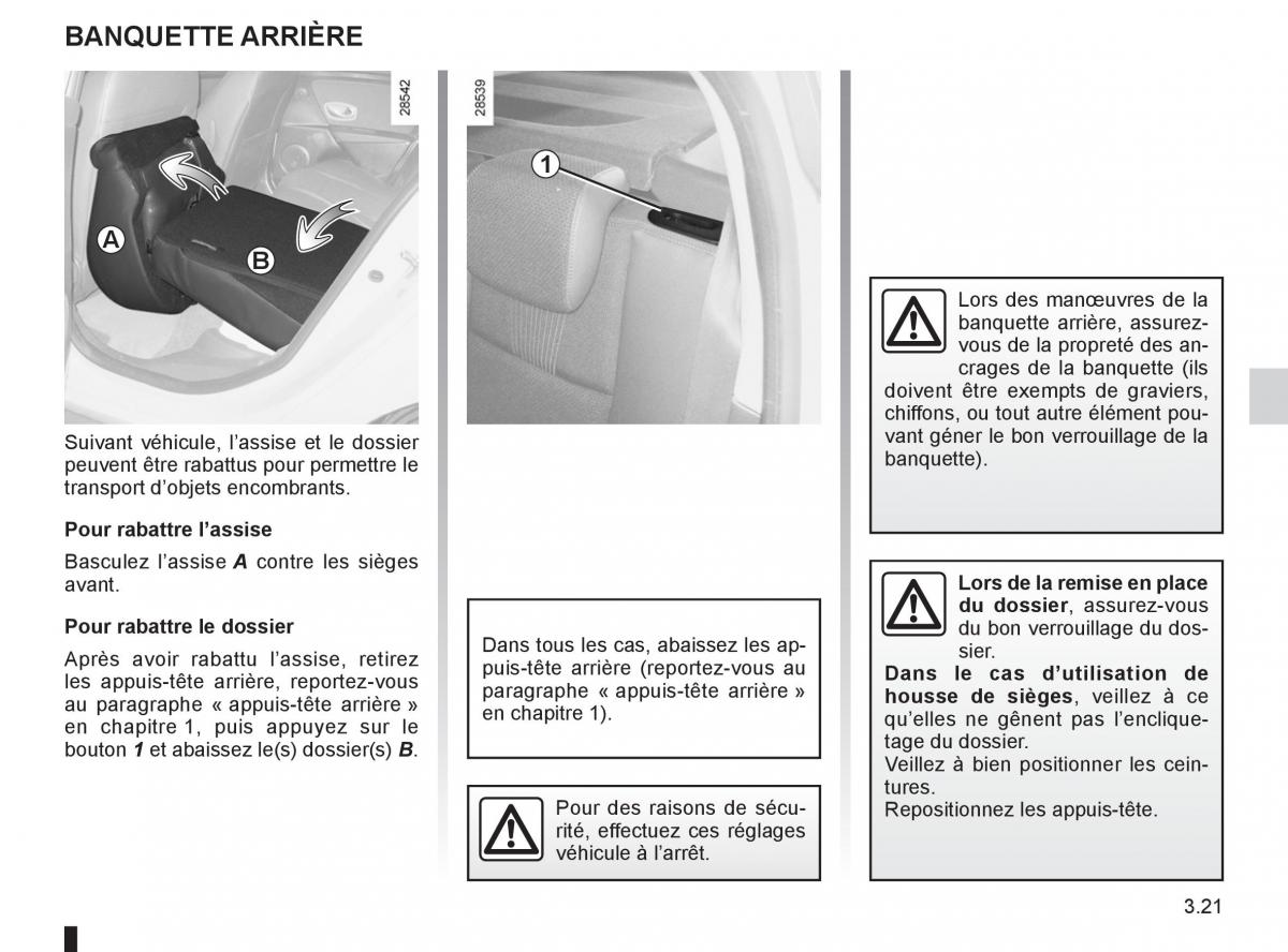 Renault Fluence manuel du proprietaire / page 147