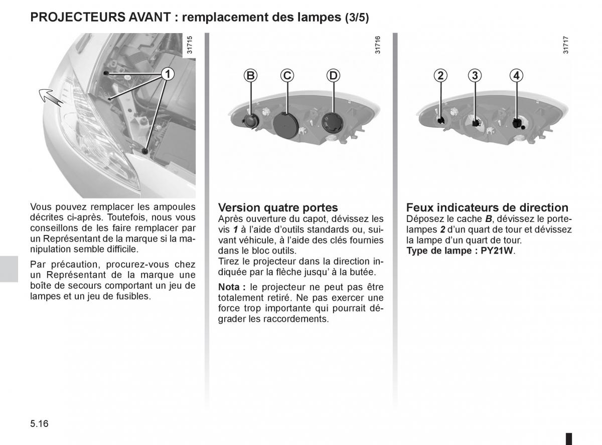 Renault Fluence manuel du proprietaire / page 186