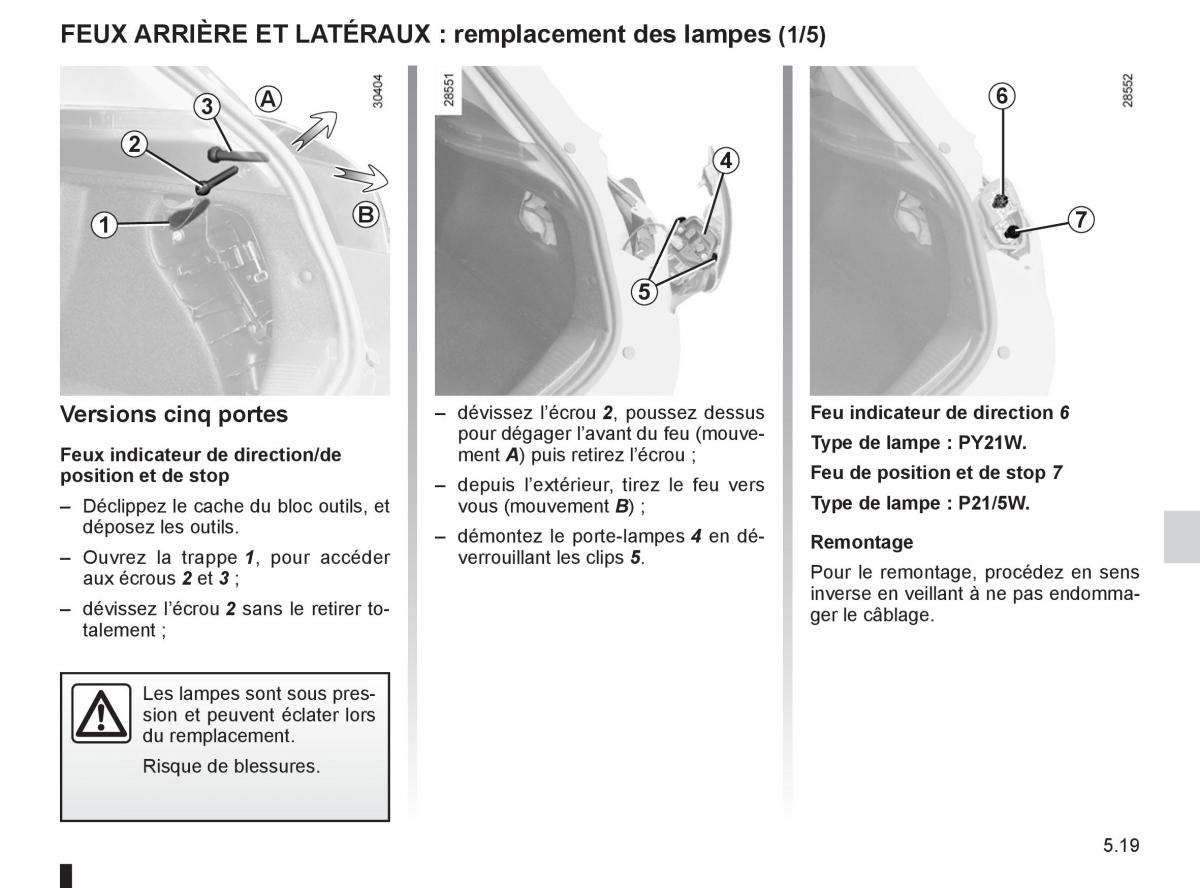 Renault Fluence manuel du proprietaire / page 189