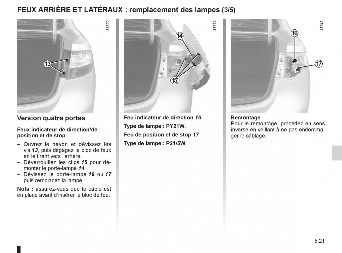 Renault Fluence manuel du proprietaire / page 191