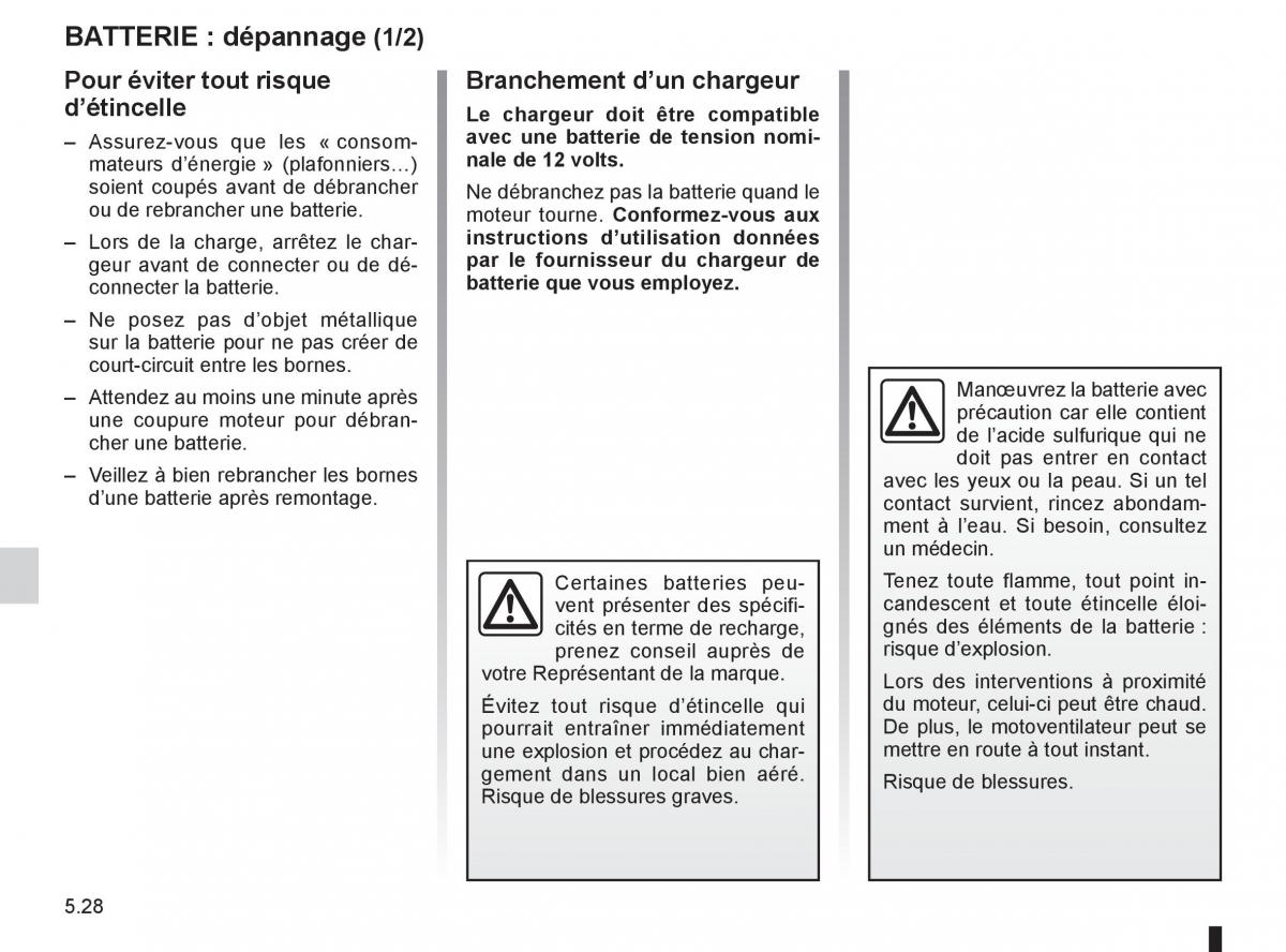 Renault Fluence manuel du proprietaire / page 198