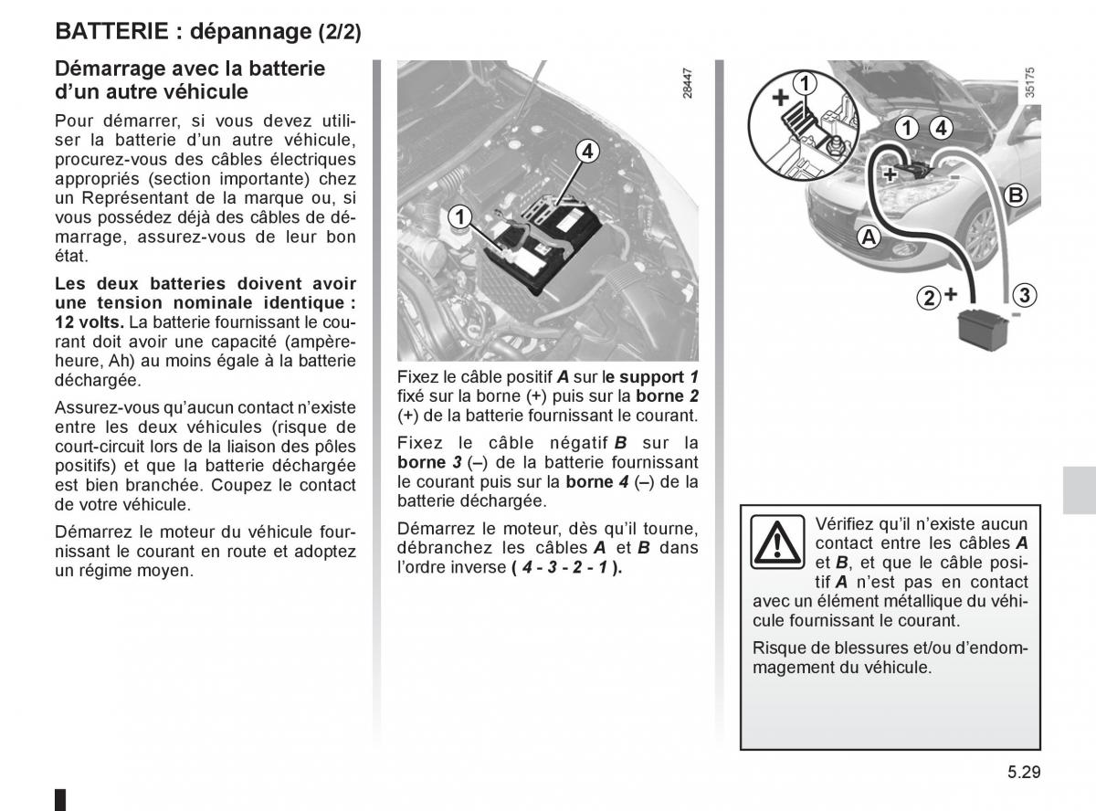 Renault Fluence manuel du proprietaire / page 199