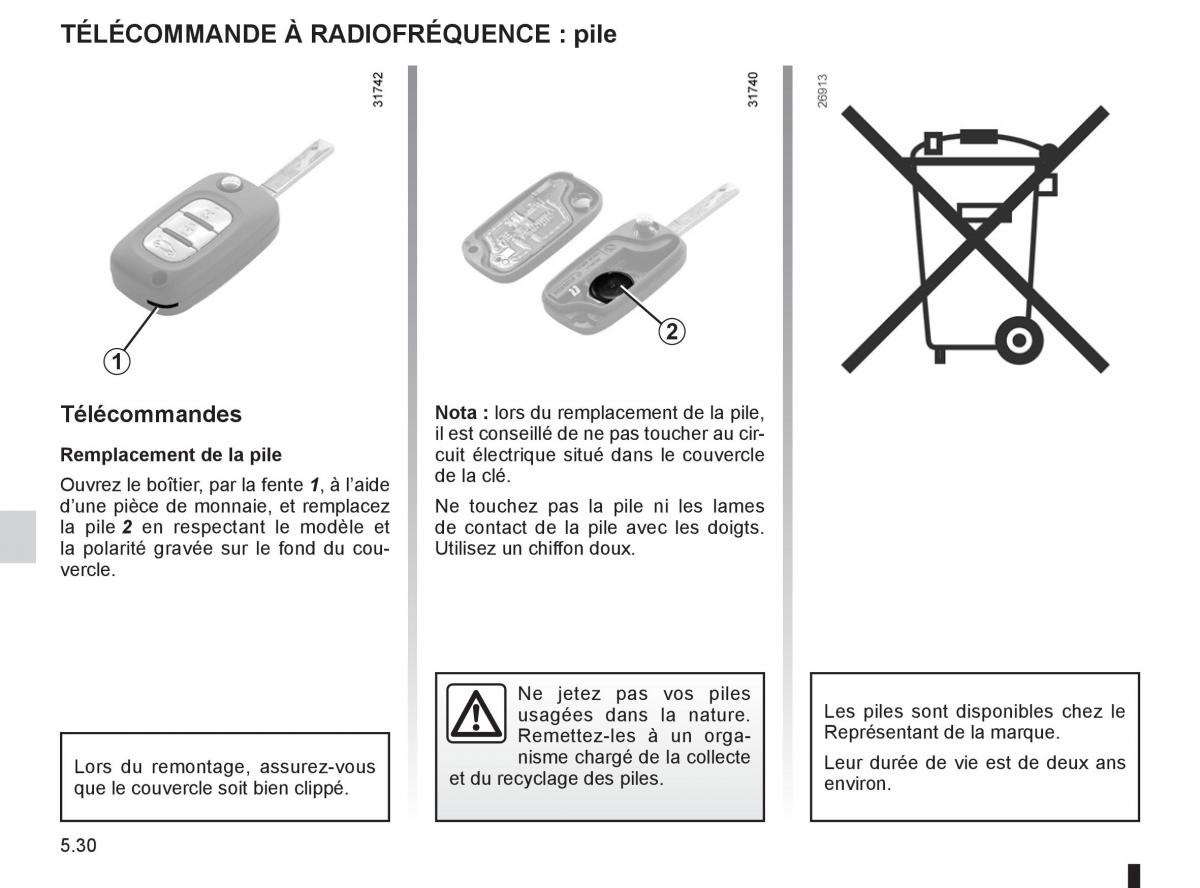 Renault Fluence manuel du proprietaire / page 200