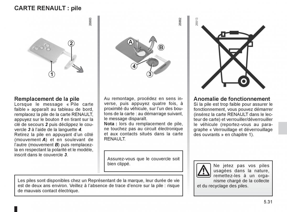 Renault Fluence manuel du proprietaire / page 201