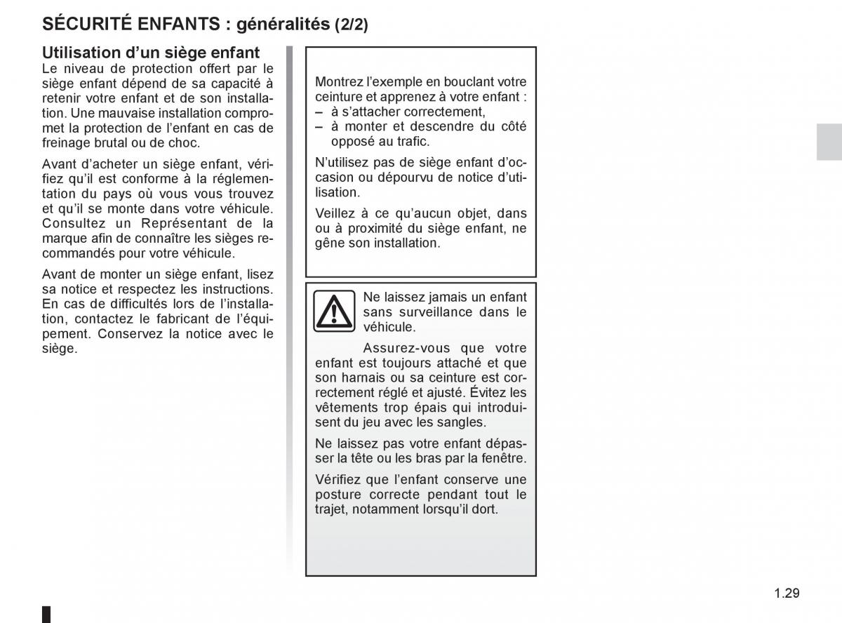 Renault Fluence manuel du proprietaire / page 31