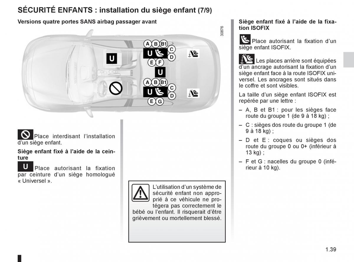 Renault Fluence manuel du proprietaire / page 41