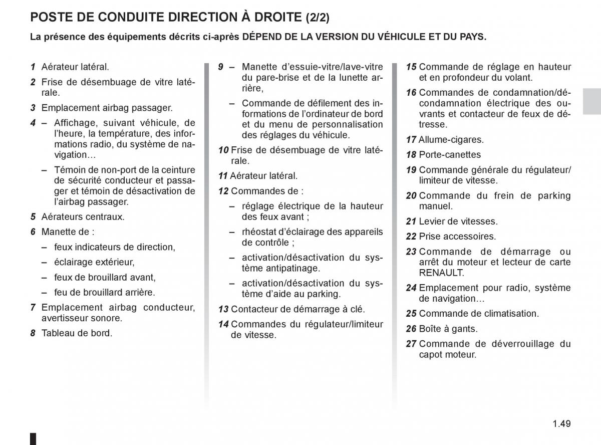 Renault Fluence manuel du proprietaire / page 51