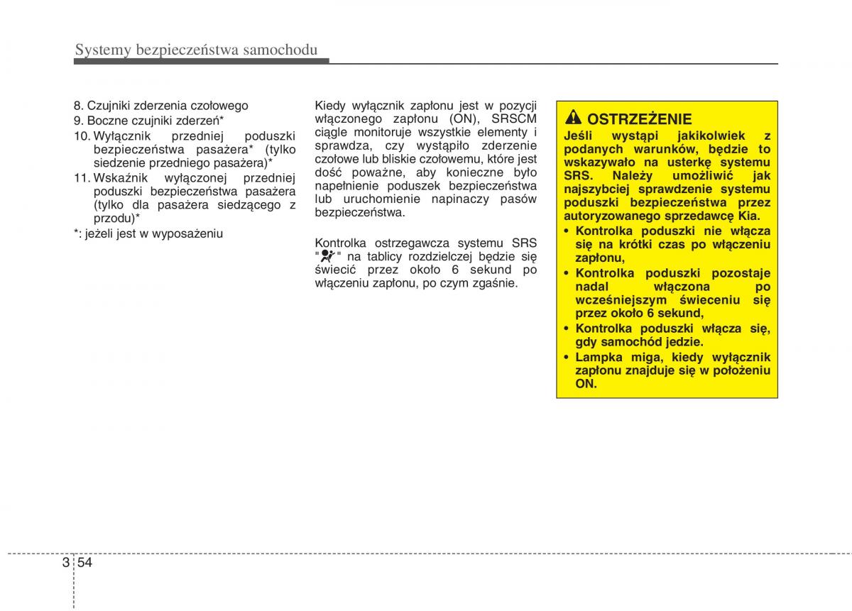 KIA Optima III 3 instrukcja obslugi / page 67