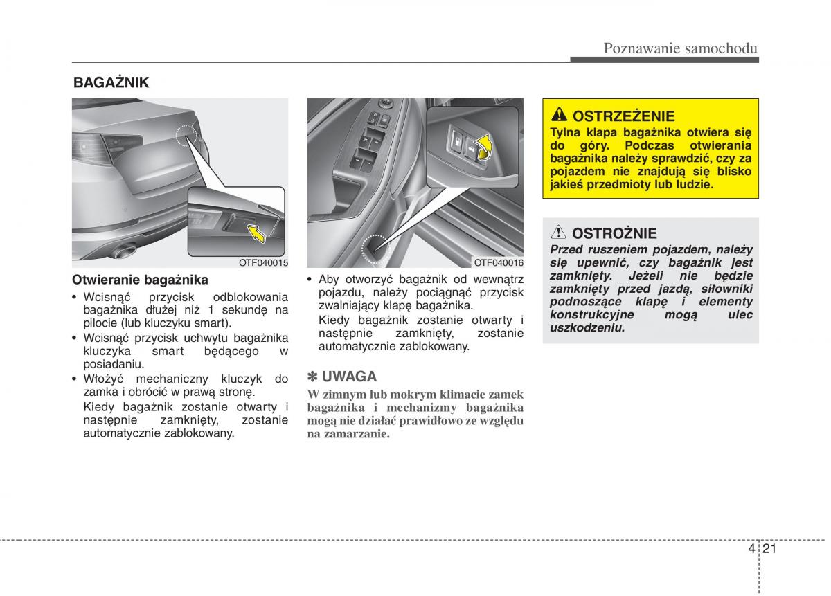 KIA Optima III 3 instrukcja obslugi / page 109