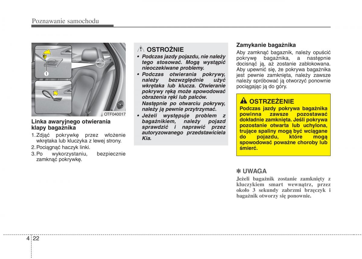 KIA Optima III 3 instrukcja obslugi / page 110