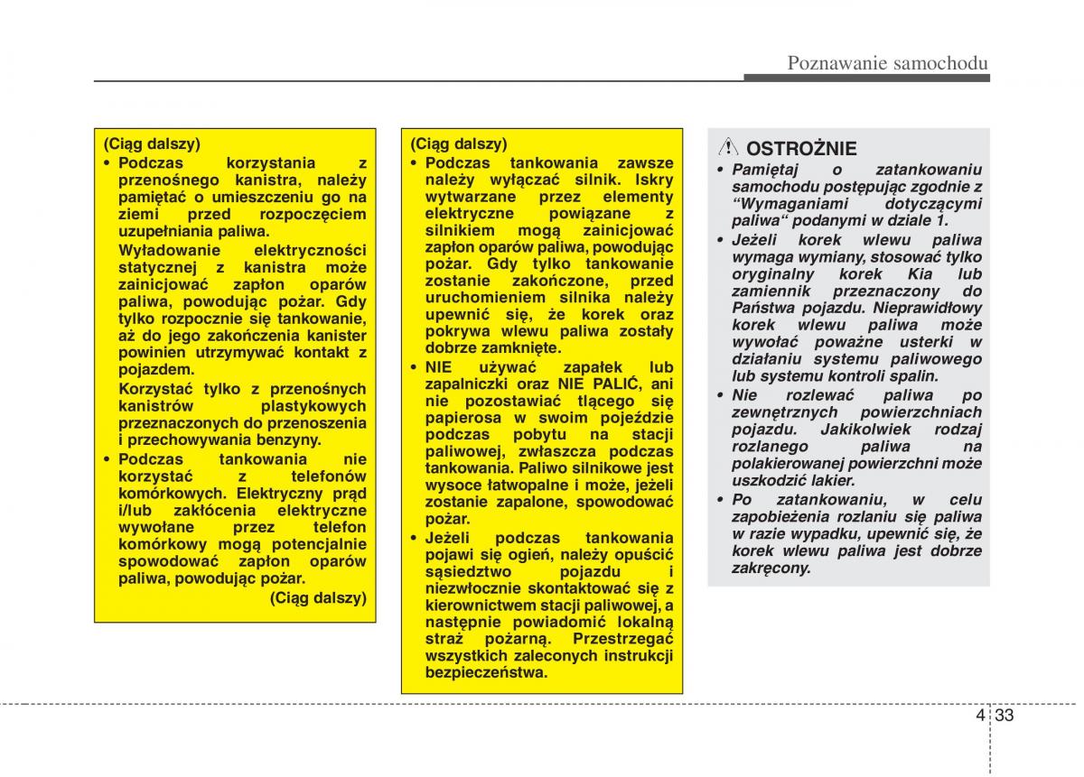 KIA Optima III 3 instrukcja obslugi / page 121