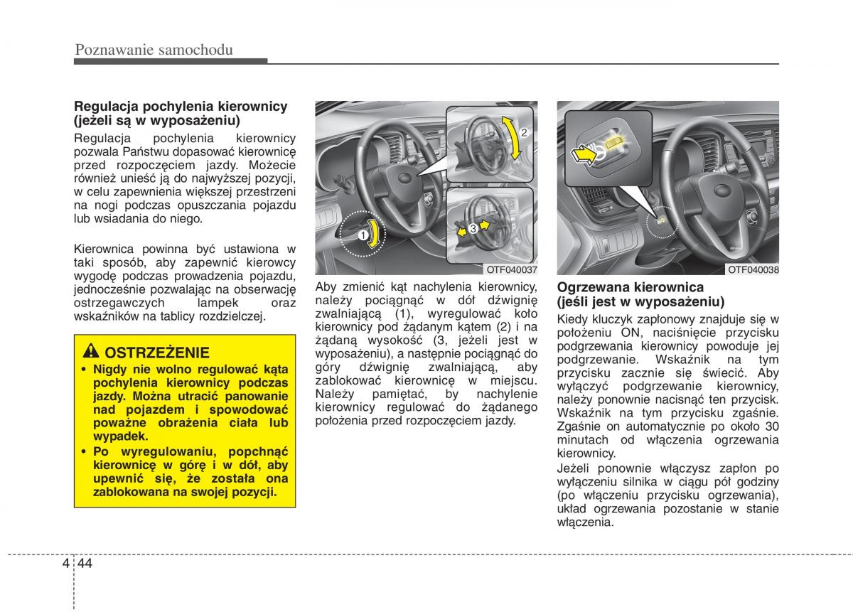 KIA Optima III 3 instrukcja obslugi / page 132