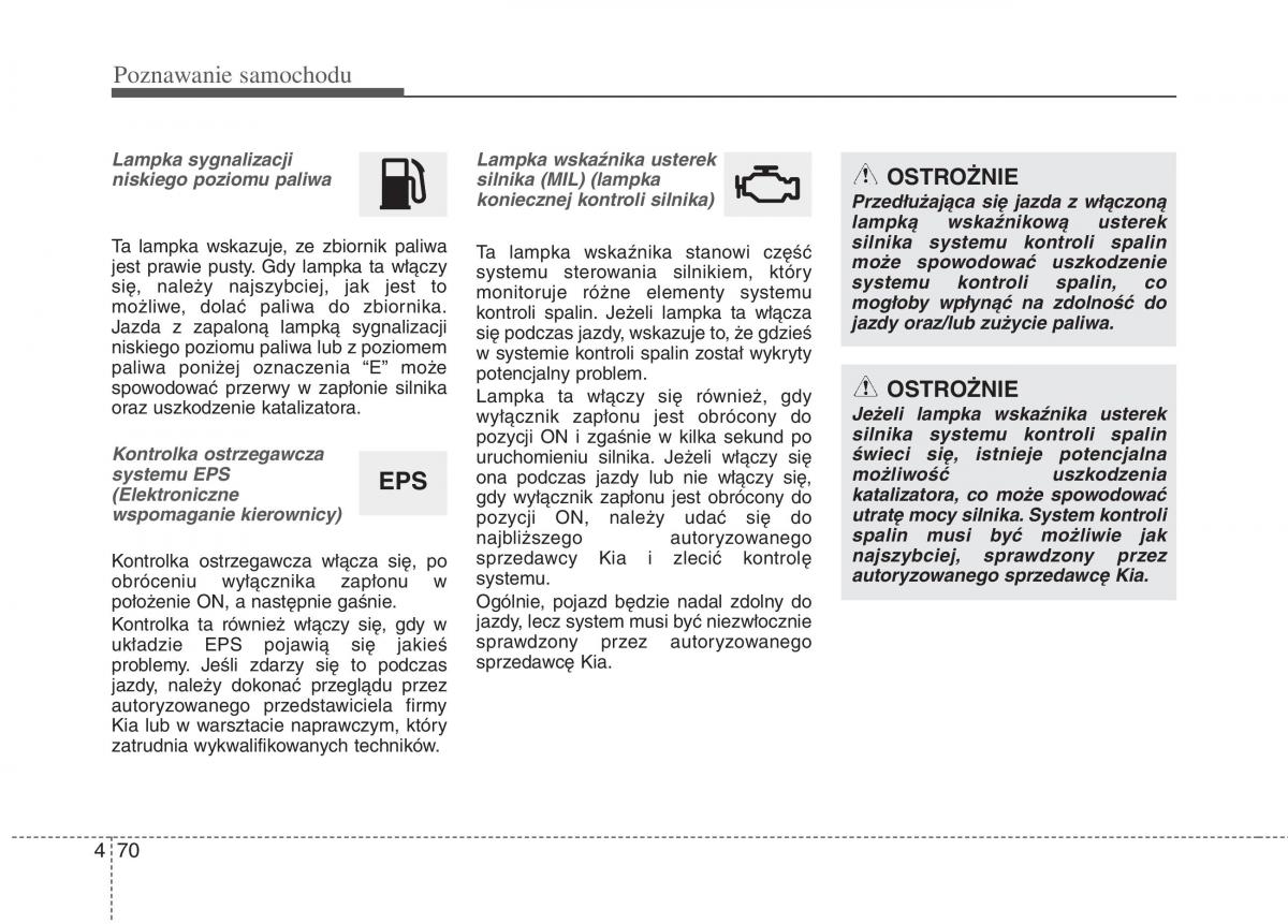 KIA Optima III 3 instrukcja obslugi / page 158