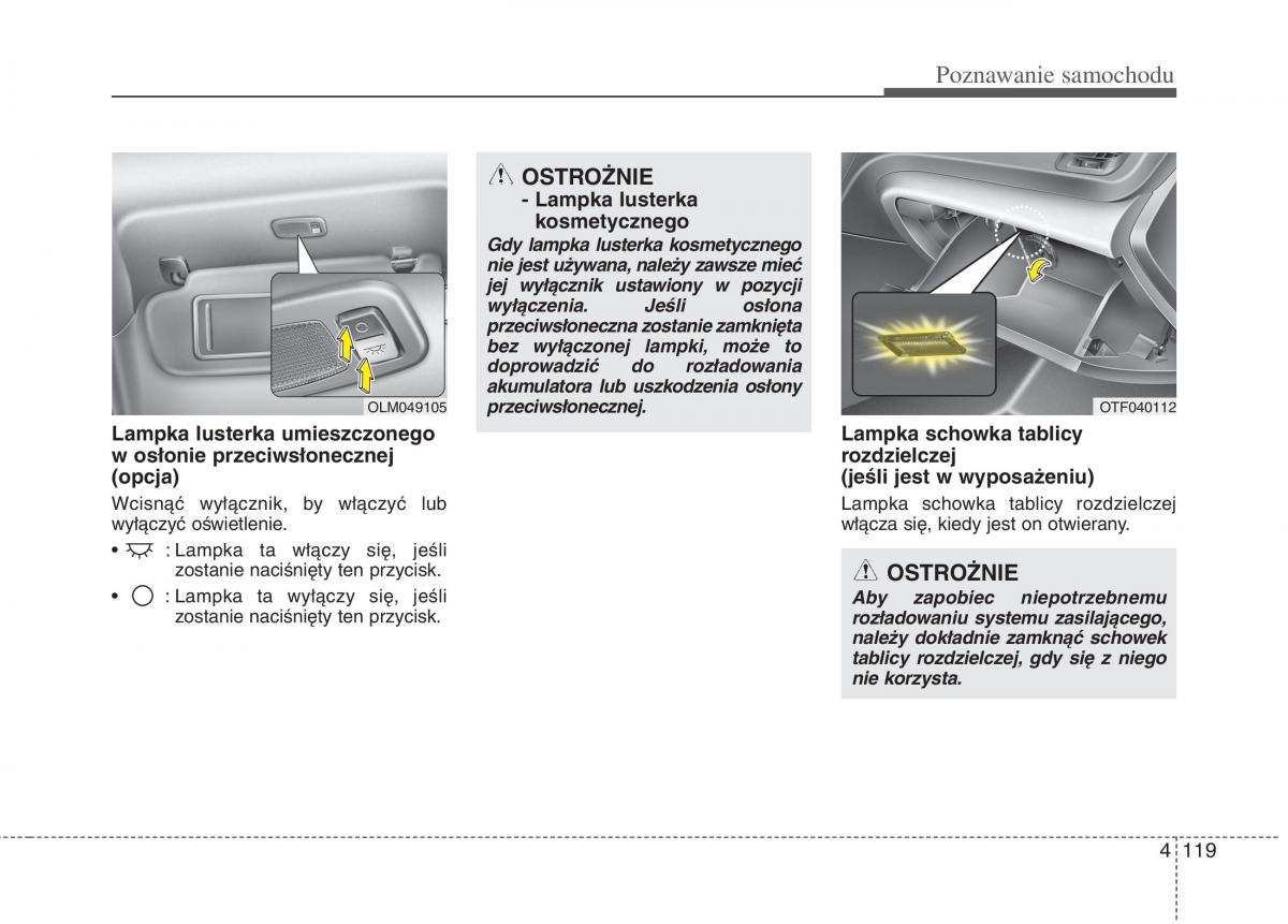 KIA Optima III 3 instrukcja obslugi / page 207