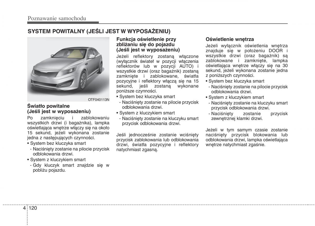 KIA Optima III 3 instrukcja obslugi / page 208