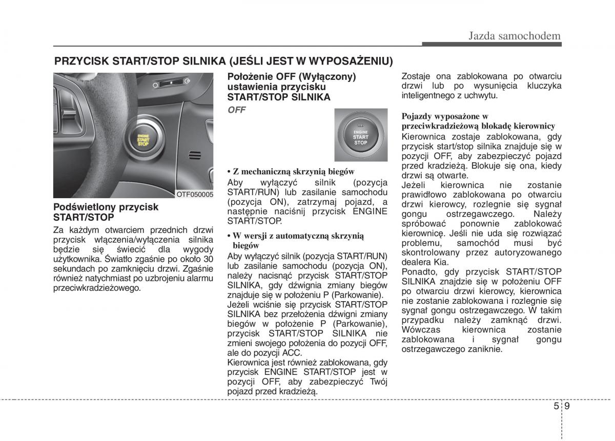 KIA Optima III 3 instrukcja obslugi / page 292