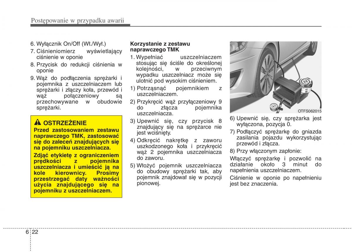 KIA Optima III 3 instrukcja obslugi / page 402